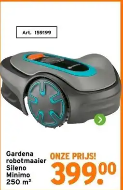 GAMMA Gardena robotmaaier Sileno Minimo aanbieding