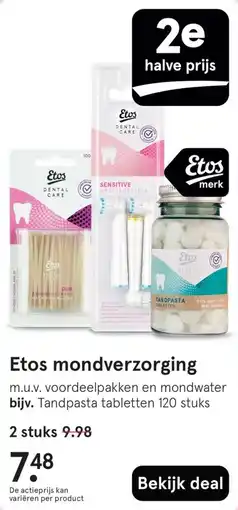 Etos Etos mondverzorging aanbieding