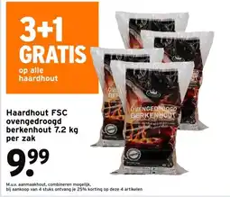 GAMMA Haardhout FSC ovengedroogd berkenhout aanbieding