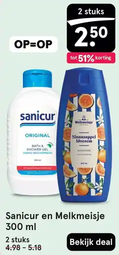 Etos Sanicur en Melkmeisje aanbieding