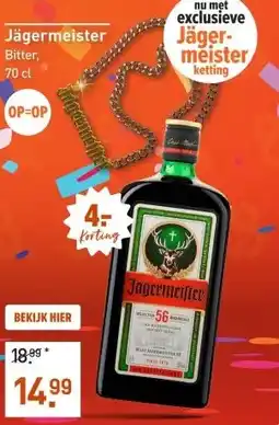 Gall & Gall Jägermeister 70CL aanbieding