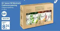 Gall & Gall Sir James 101 Mocktails Cadeauverpakking 100CL aanbieding