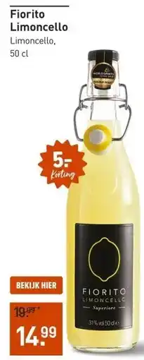 Gall & Gall Fiorito Limoncello 50CL aanbieding