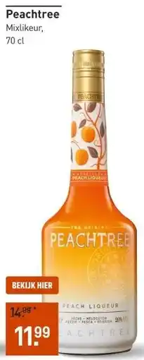 Gall & Gall Peachtree 70CL aanbieding