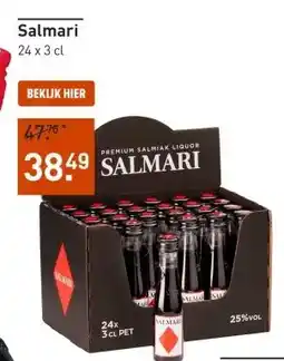 Gall & Gall Salmari Premium Salmiak Liquor 3CL aanbieding
