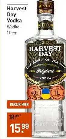 Gall & Gall Harvest Day Vodka 100CL aanbieding