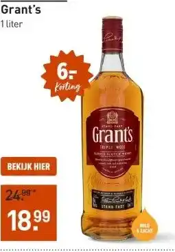 Gall & Gall Grant's 100CL aanbieding