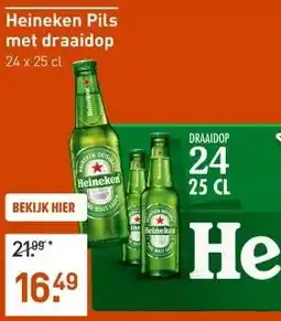 Gall & Gall Heineken Pils met draaidop 24X25CL aanbieding