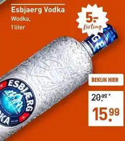 Gall & Gall Esbjaerg Vodka 100CL aanbieding