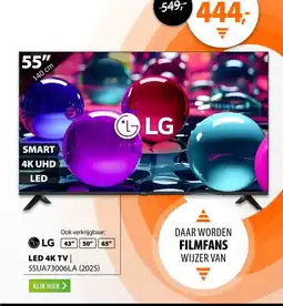 Expert LG 4K SMART 55UA73006LA (2025) aanbieding