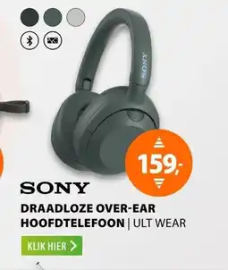 Expert Sony ULT WEAR Zwart aanbieding