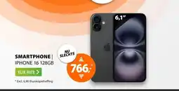 Expert Apple iPhone 16 128GB Zwart aanbieding