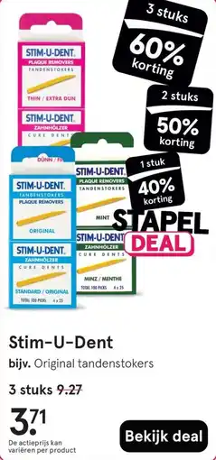 Etos Stim-U-Dent aanbieding