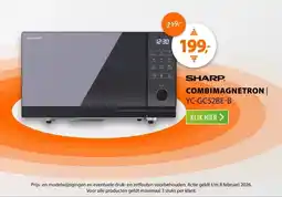 Expert Sharp YC-GC52BE-B Zwart aanbieding