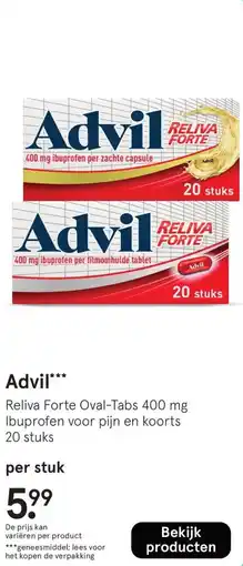 Etos Advil aanbieding