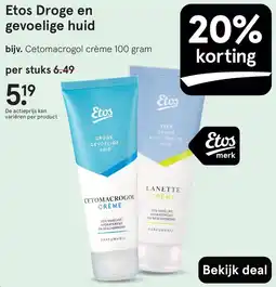Etos Etos Droge en gevoelige huid aanbieding