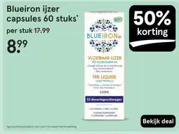 Etos Blueiron ijzer capsules 60 stuks aanbieding