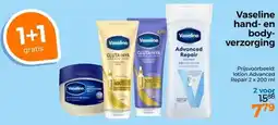 Trekpleister Vaseline hand- en body- verzorging aanbieding
