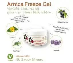 De Rode Pilaren Arnica Freeze Gel Verlicht blessures bij aanbieding