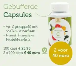 De Rode Pilaren Gebufferde Capsules aanbieding