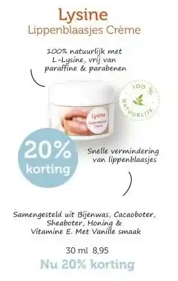 Lysine Lippenblaasjes Crème