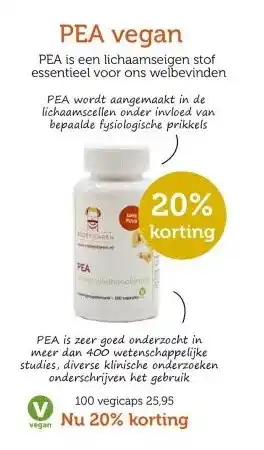De Rode Pilaren PEA vegan aanbieding