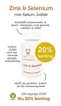 De Rode Pilaren Zink & Selenium aanbieding