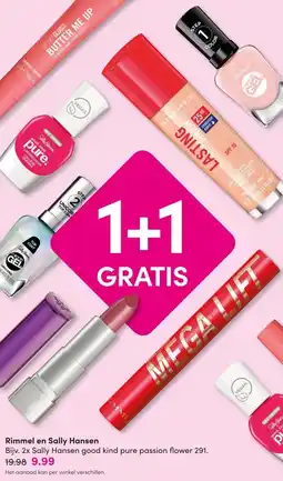 DA Rimmel en Sally Hansen aanbieding
