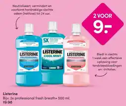 DA Listerine aanbieding