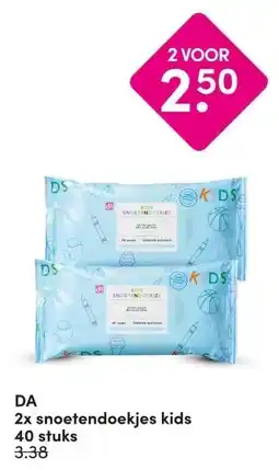 DA DA 2x snoetendoekjes kids aanbieding
