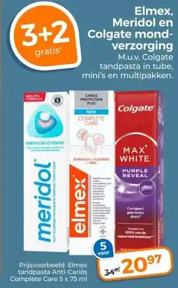 Trekpleister Elmex, Meridol enColgate mond- verzorging aanbieding