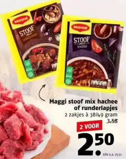 Poiesz Maggi stoof mix hachee of runderlapjes aanbieding