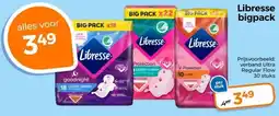 Trekpleister Libresse bigpack aanbieding