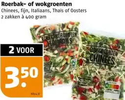 Poiesz Roerbak of wokgroenten aanbieding