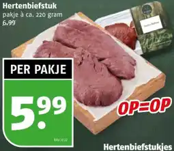Poiesz Hertenbiefstuk aanbieding