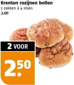 Poiesz Krenten rozijnen bollen aanbieding