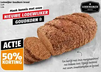 Poiesz Lodewijker Goudkorn brood aanbieding