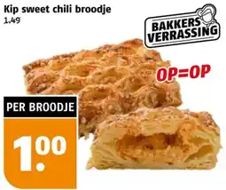 Poiesz Kip sweet chili broodje aanbieding