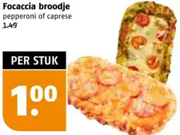 Poiesz Focaccia broodje aanbieding