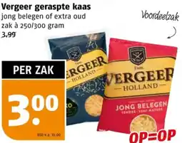 Poiesz Vergeer geraspte kaas aanbieding