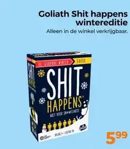Trekpleister Goliath Shit happens wintereditie aanbieding