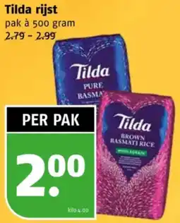 Poiesz Tilda rijst aanbieding