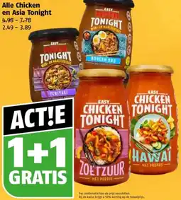 Poiesz Alle Chicken en Asia Tonight aanbieding