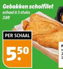 Poiesz Gebakken scholfilet aanbieding
