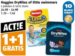 Poiesz Huggies DryNites of little swimmers aanbieding