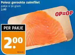 Poiesz Poiesz gerookte zalmfilet aanbieding
