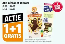 Poiesz Alle Céréal of WeCare aanbieding