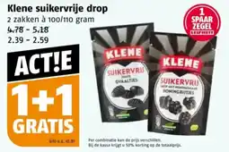 Poiesz Klene suikervrije drop aanbieding
