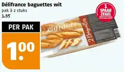 Poiesz Délifrance baguettes wit aanbieding