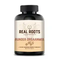 De Online Drogist Real Roots Runder Orgaanmix Capsules aanbieding